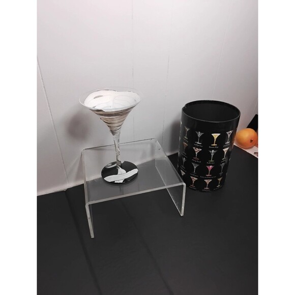 Lolita Hand Painted Mummy Tini glass 12 oz receipe on the bottom - Picture 1 of 4